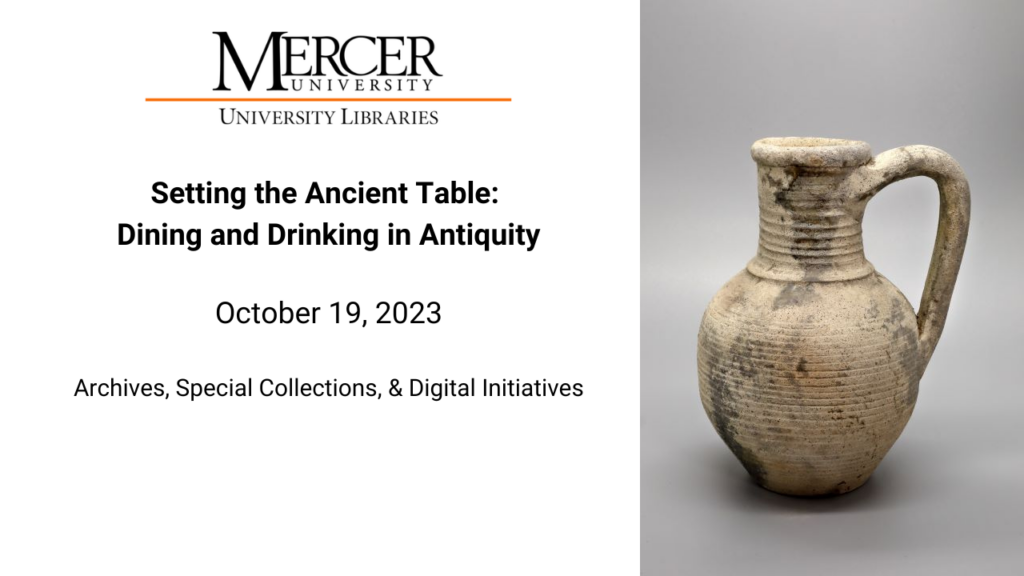 Setting the Ancient Table October 10, 2023