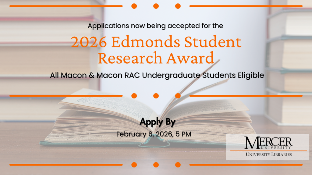 Applications for the 2026 Edmonds Student Research Award