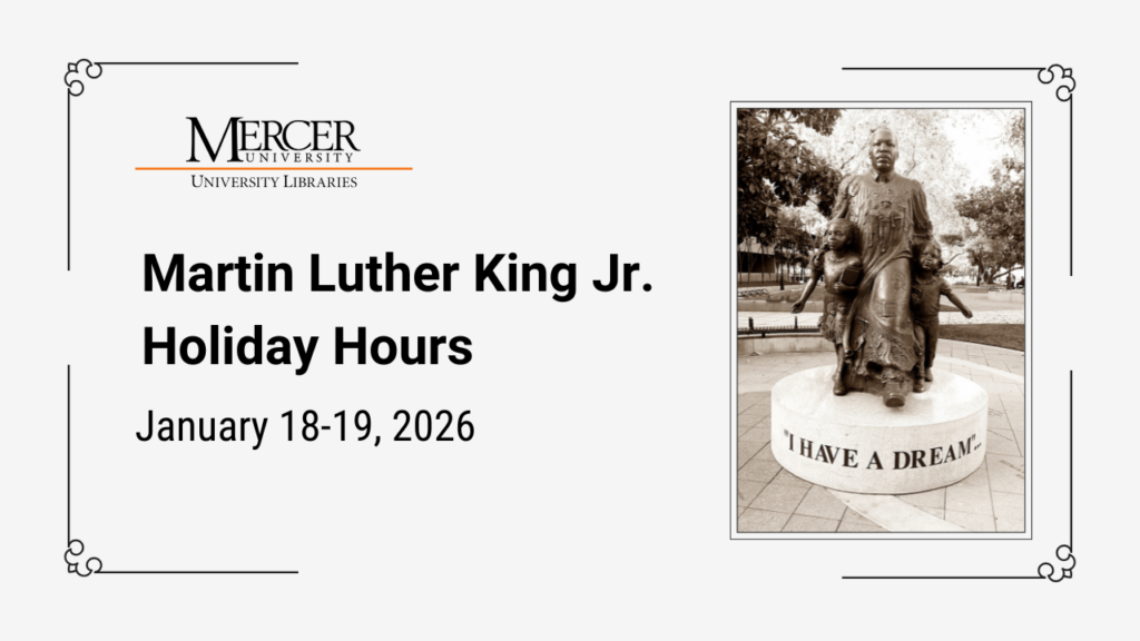 Martin Luther King Jr. Holiday Hours January 18-19, 2026